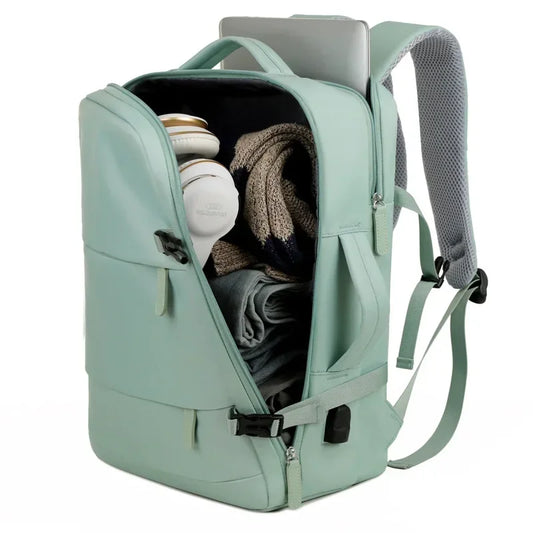 Nookpack 2025 Men Women's Bag Large Capacity Journey Multifunction Backpack With Shoe Storage Multilayer Dry And Wet Separation Waterproof